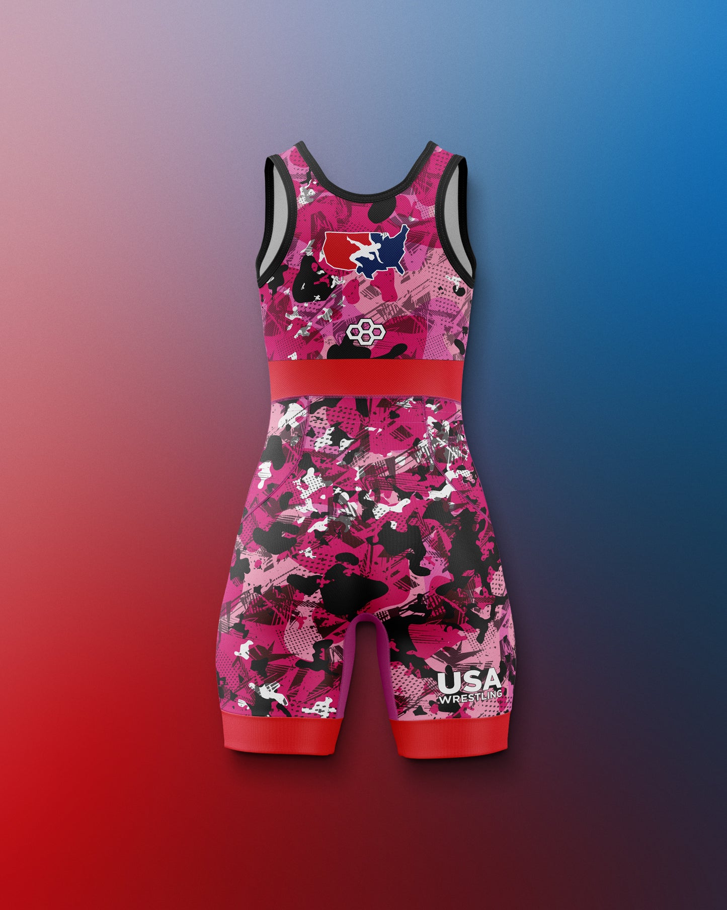 USAW Scatter Icon Girl's 2.0 Elite Singlet