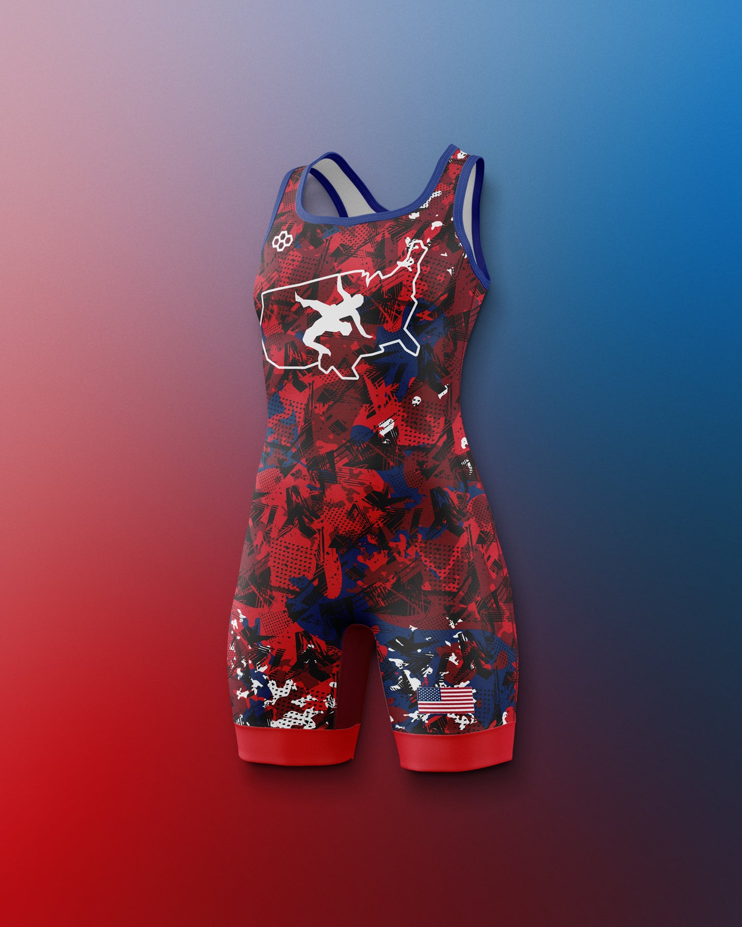 USAW Scatter Icon Girl's 2.0 Elite Singlet