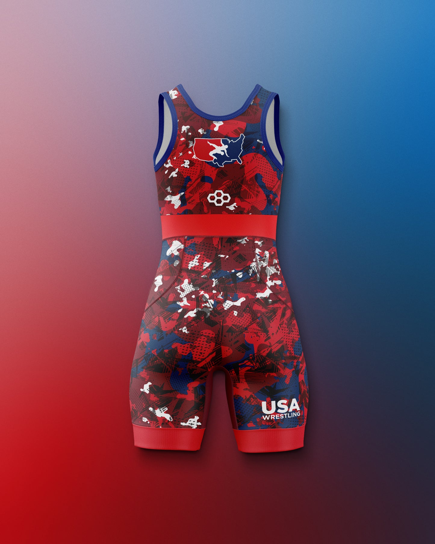 USAW Scatter Icon Girl's 2.0 Elite Singlet