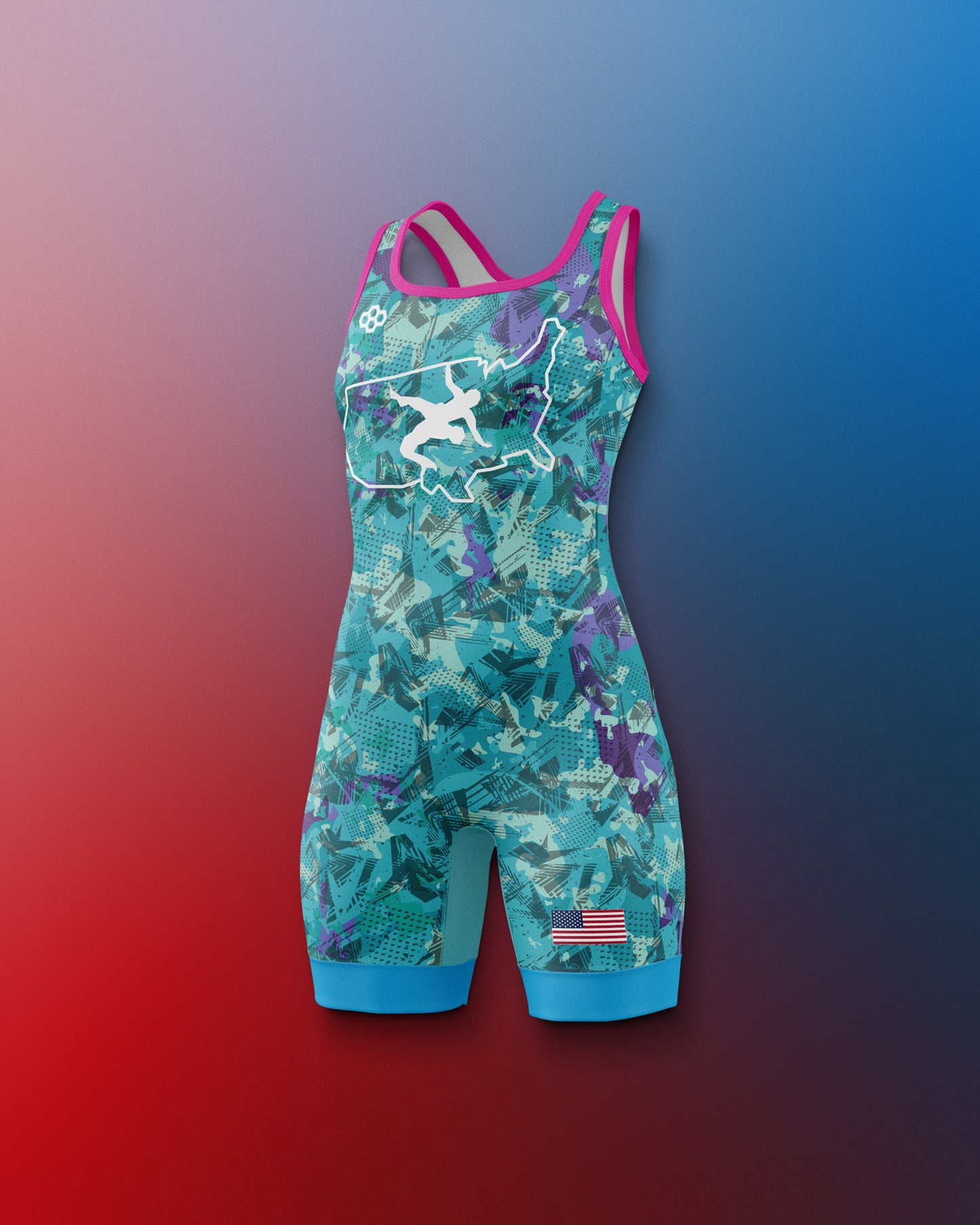 USAW Scatter Icon Girl's 2.0 Elite Singlet