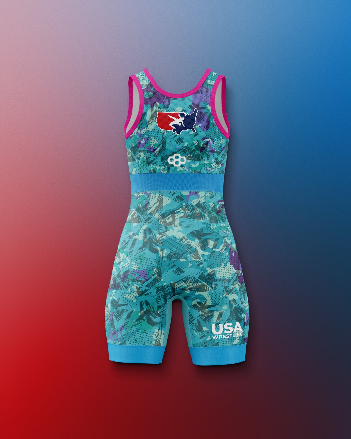 USAW Scatter Icon Girl's 2.0 Elite Singlet