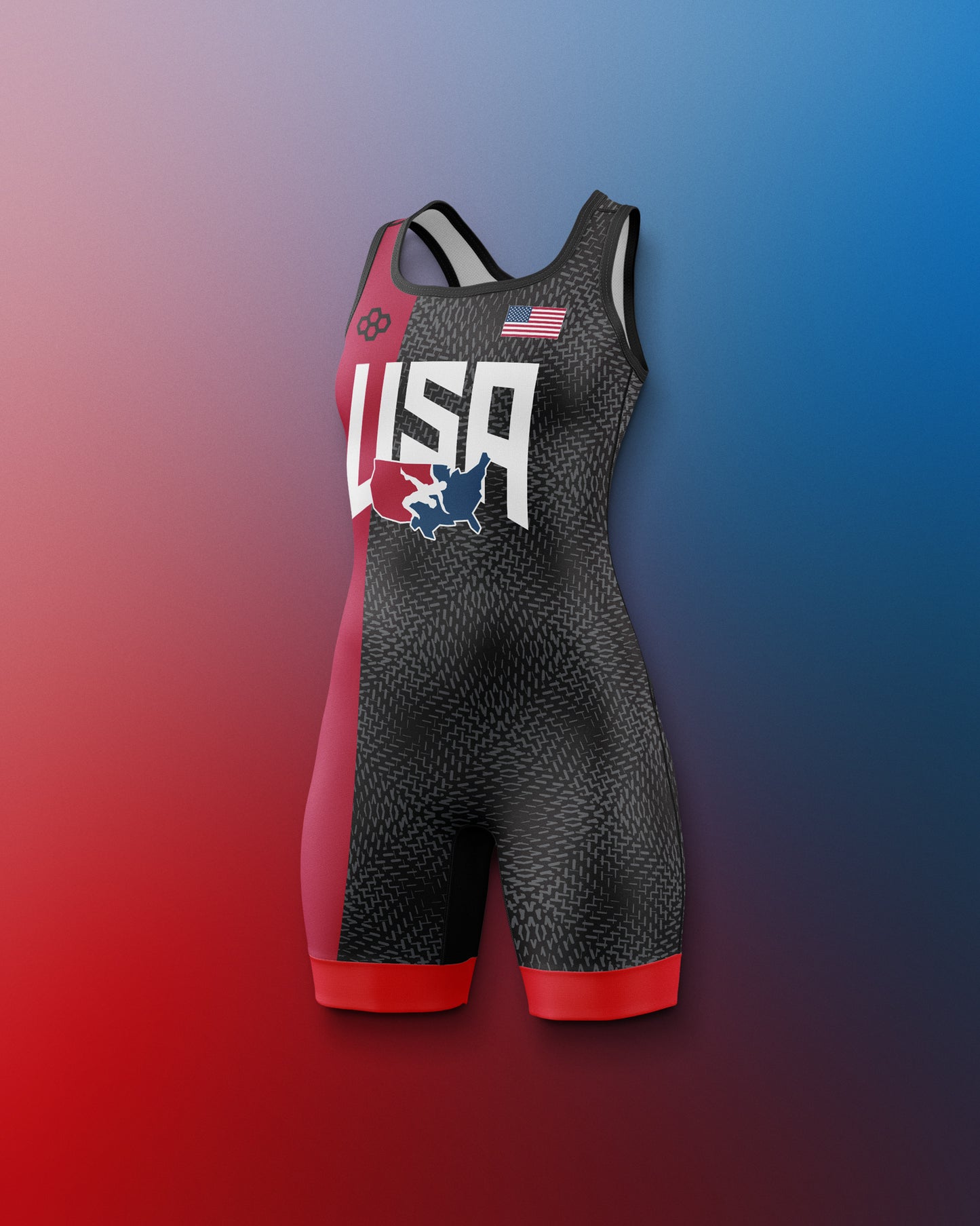 USA Dash Icon Girl's 2.0 Elite Singlet