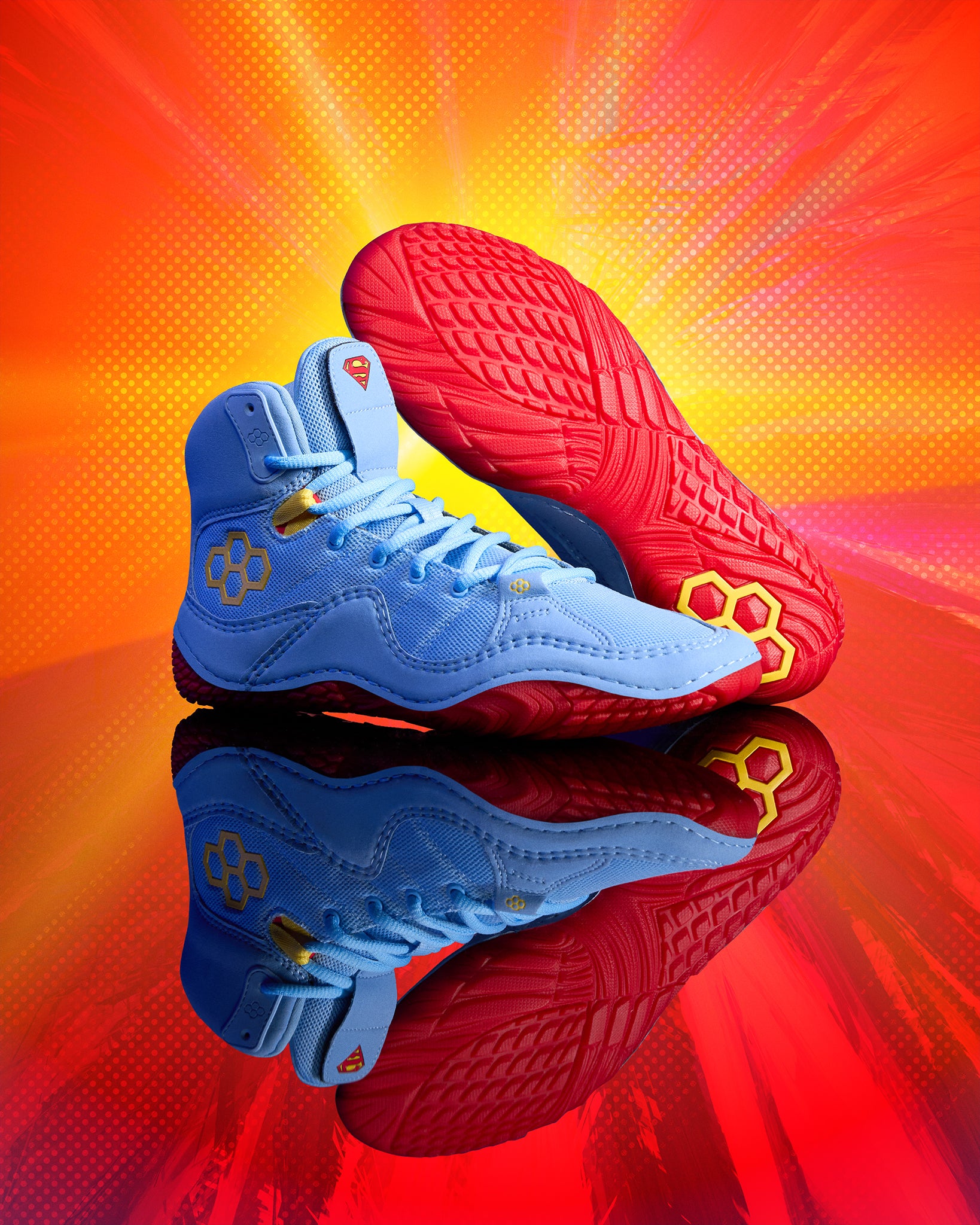 Superman X RUDIS JB1 Youth Wrestling Shoes | RUDIS