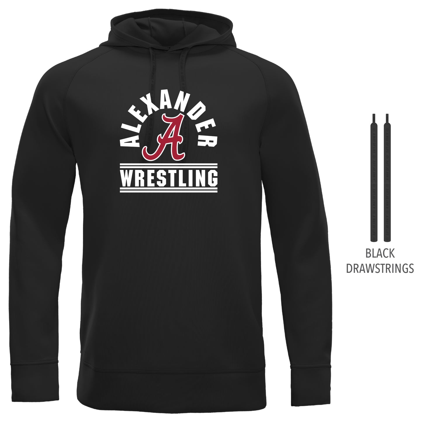 Cool-Touch Hoodie-Unisex--Alexander Comets Team Store