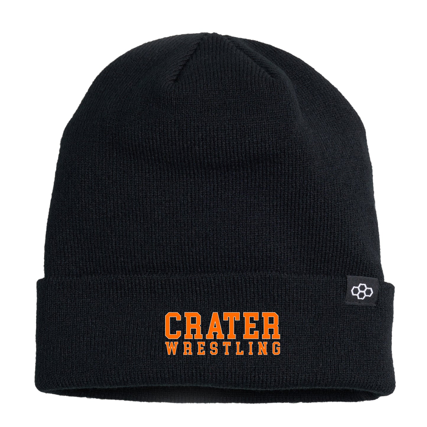 Foldover Beanie-Unisex--Crater Wrestling OR