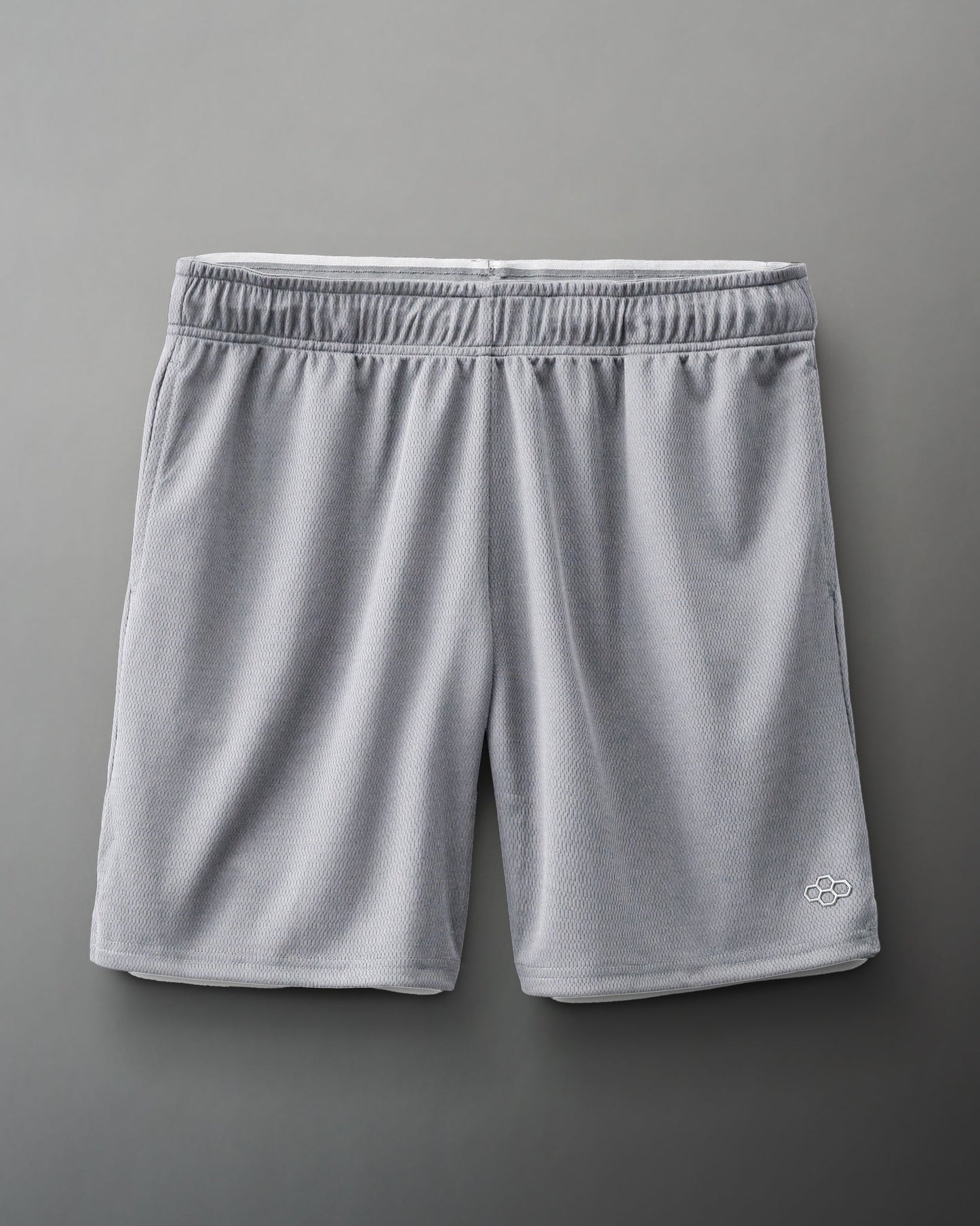 Short en maille RUDIS 6" 2.0 - Gris lunaire