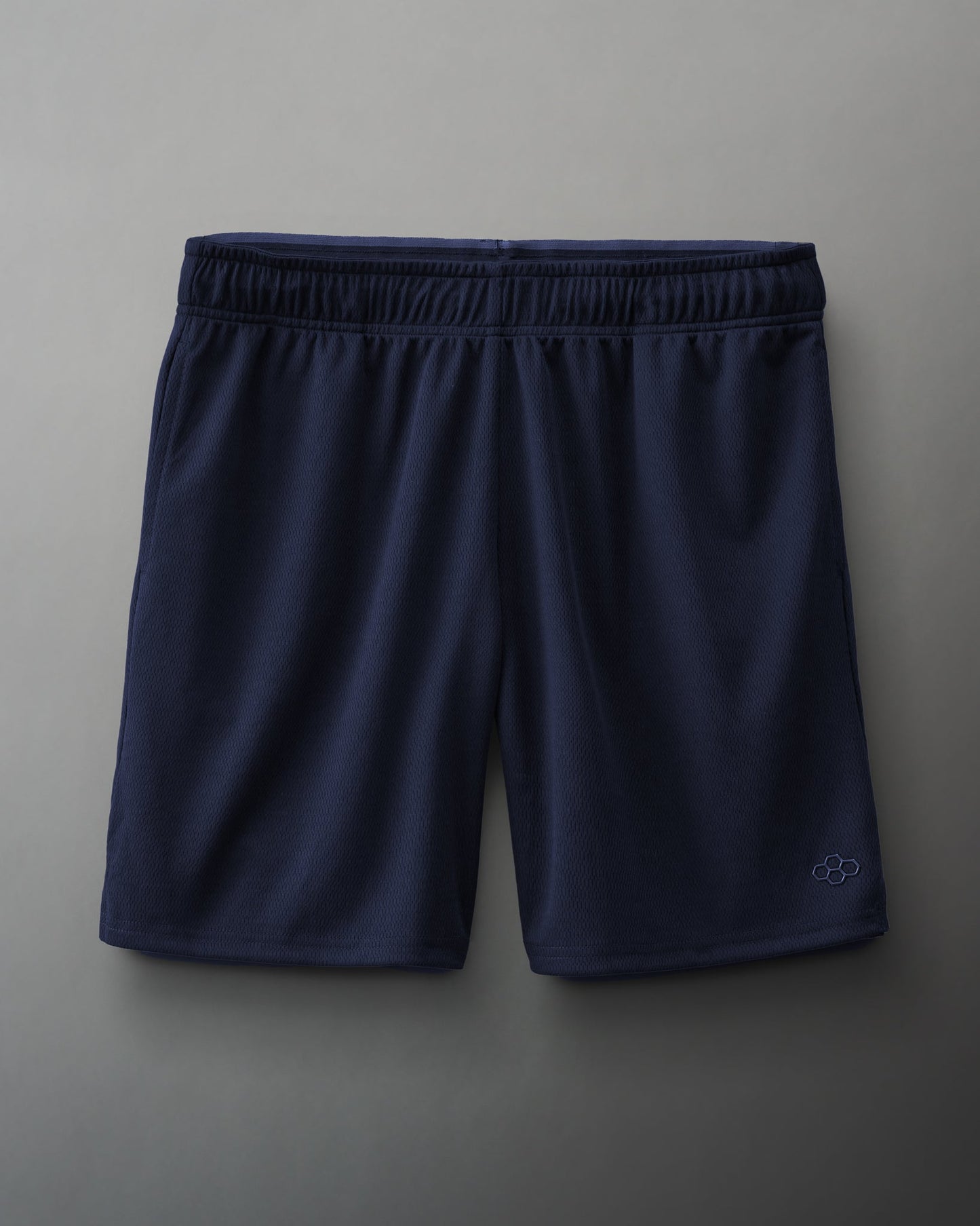 Short en maille RUDIS 6" 2.0 pour jeunes - Bleu marine