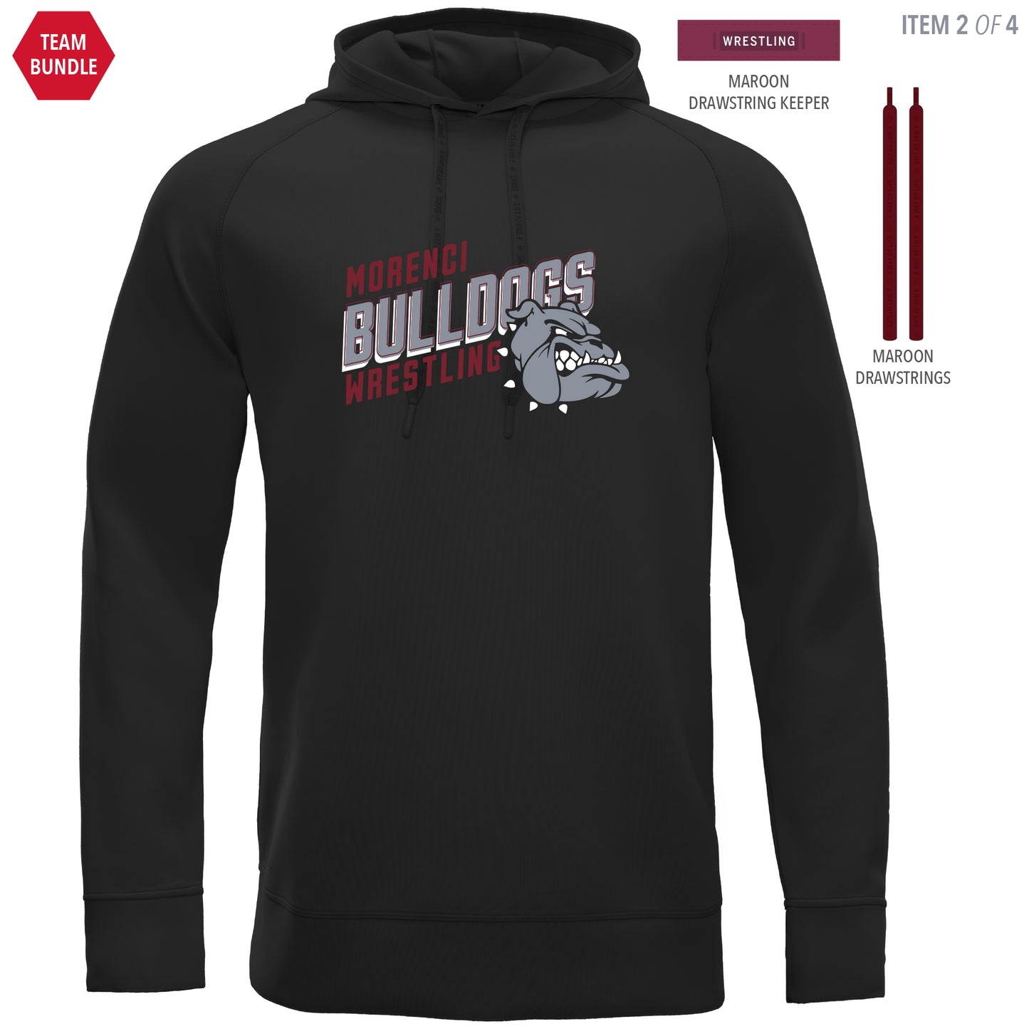 Cool-Touch Hoodie-Unisex--Morenci Wrestling Team Store
