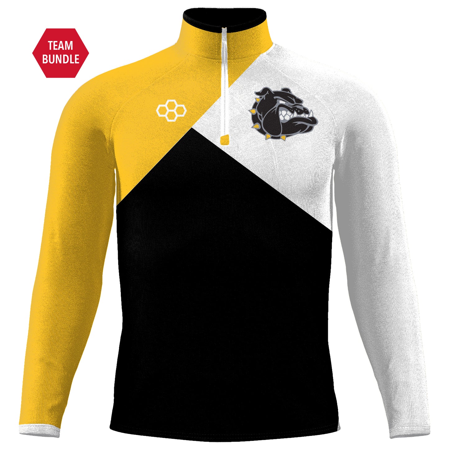 Elite Quarter Zip-Men's--Pardeeville Bulldogs
