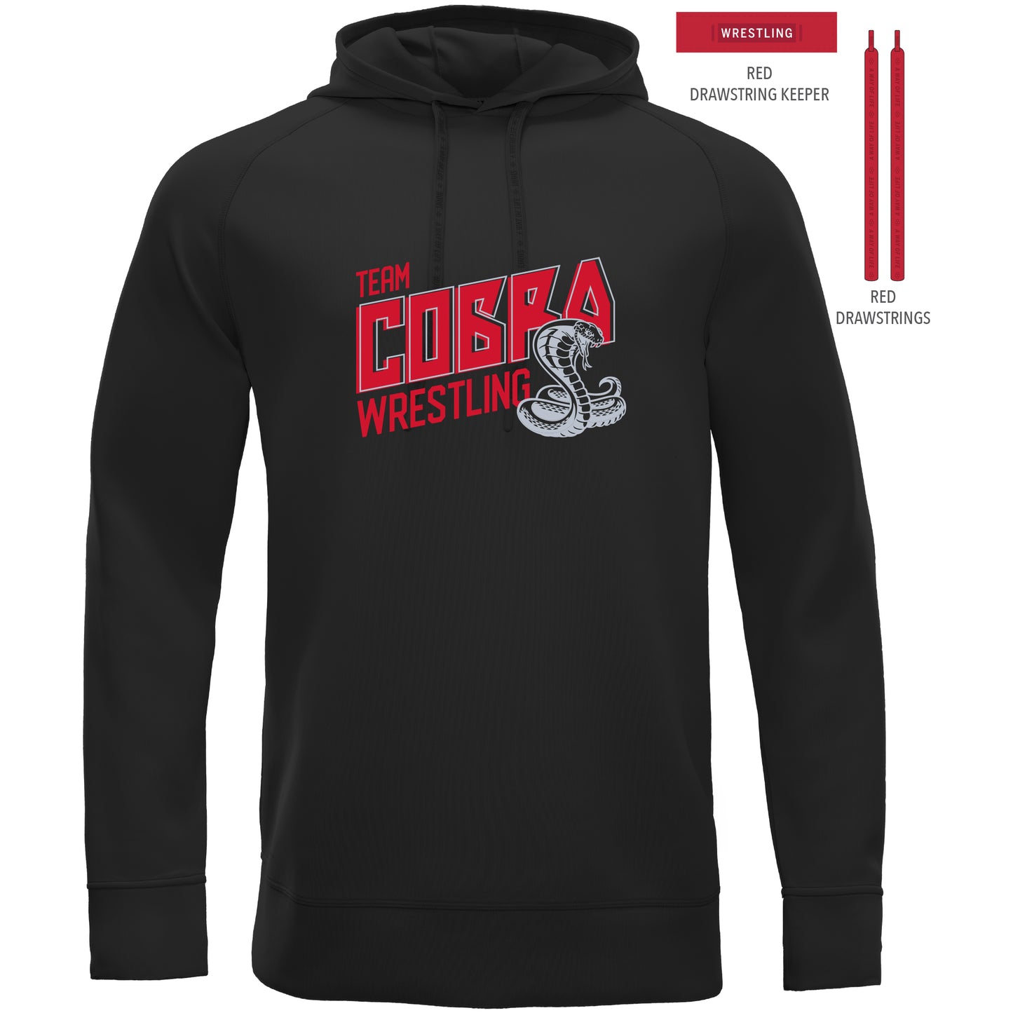 Cool-Touch Hoodie-Unisex--Team Cobra WC Team Store