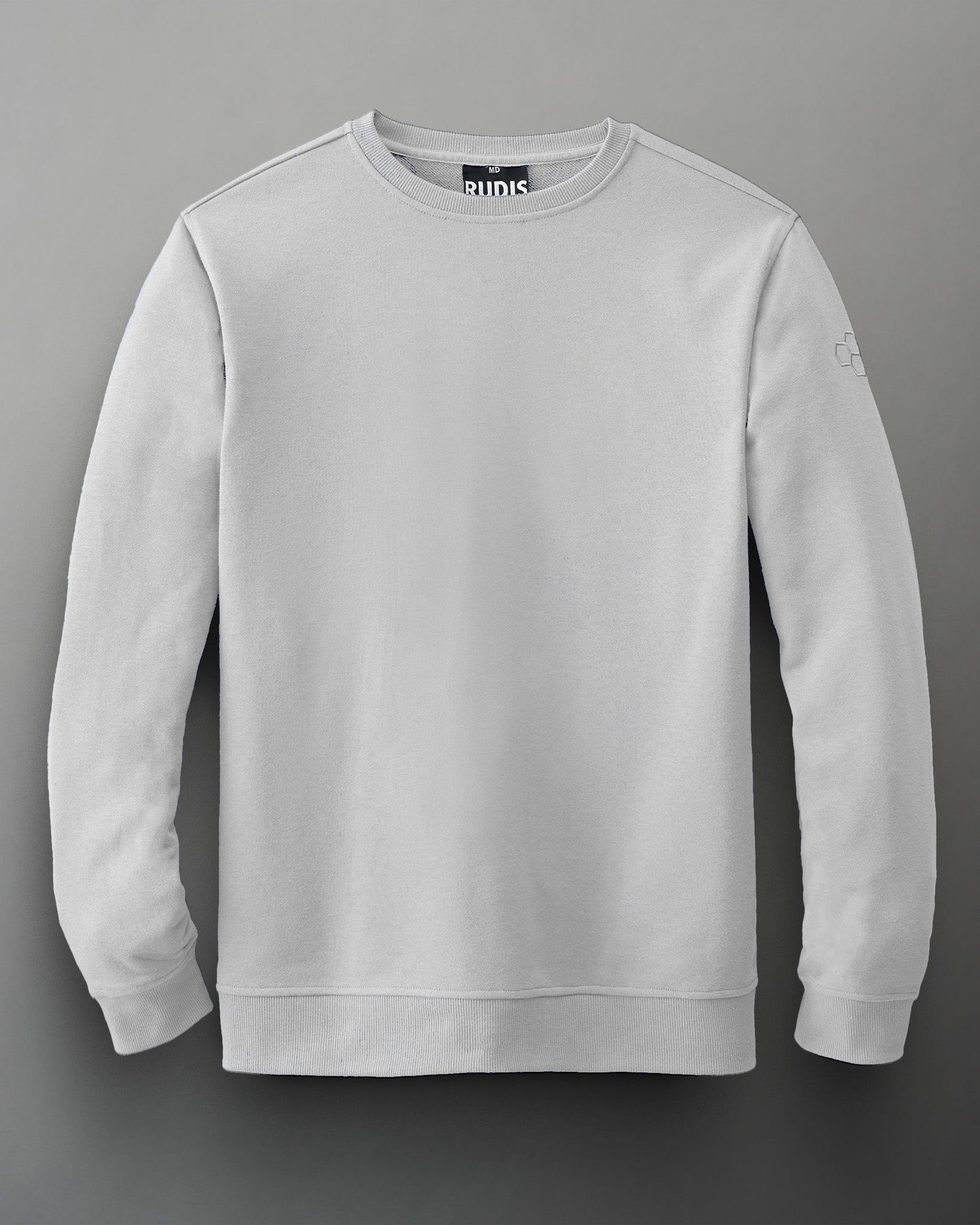 T-shirt à col ras du cou pour jeunes Rudis Elite Terry - Gris lunaire