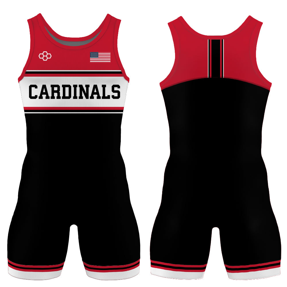 Elite Singlet-Men's--Carroll Cardinals