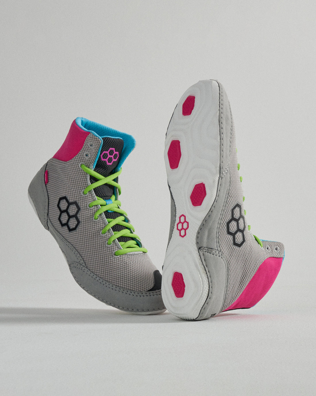 RUDIS Colt 2.0 Adult Wrestling Shoes Magenta/Lime RUDIS