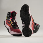 Chaussures de lutte pour jeunes KS Infinity - Rose phosphorescent
