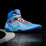 RUDIS Alpha 2.0 Youth Wrestling Shoes - Cobalt/Sky