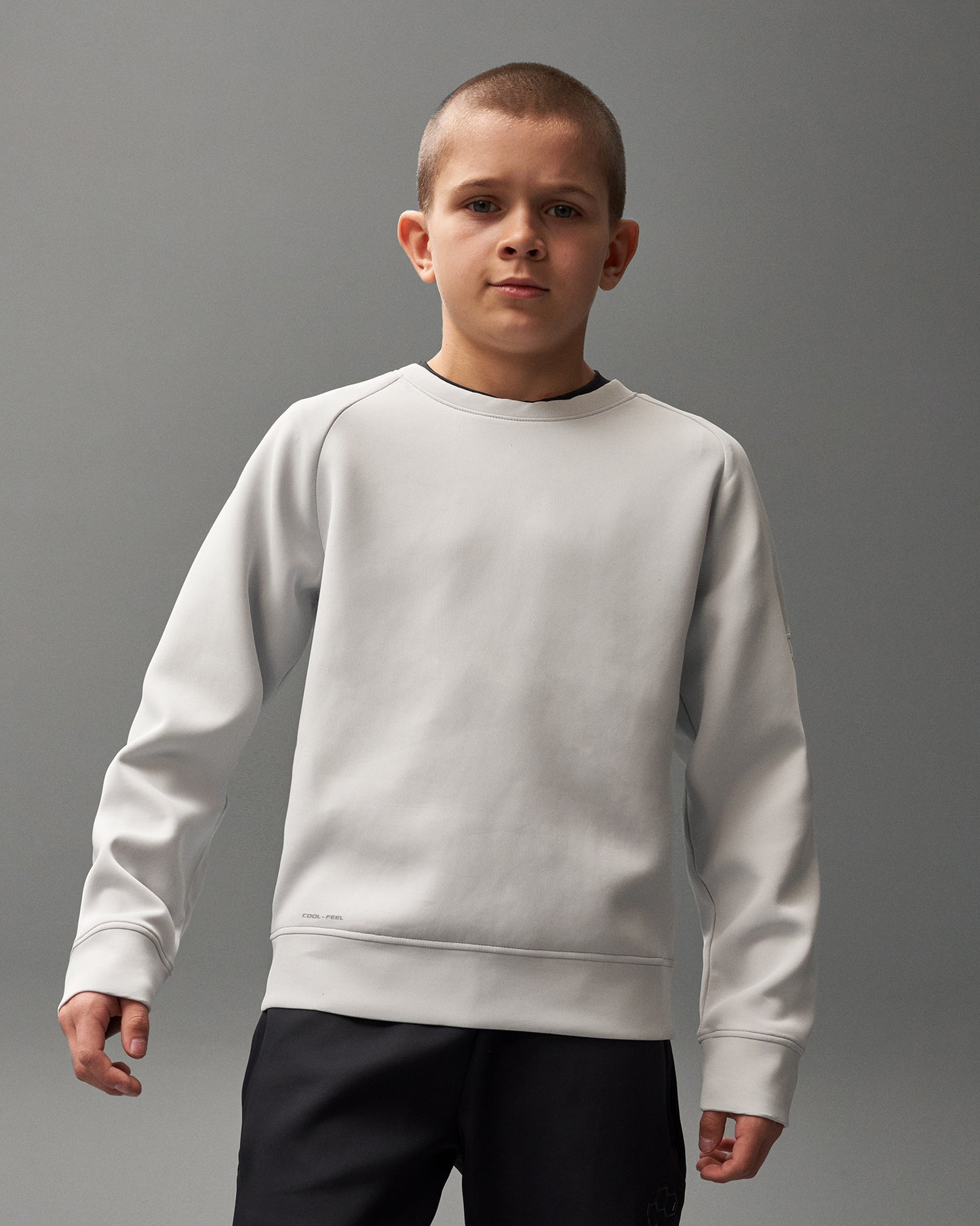 RUDIS COOL-FEEL Youth Crewneck - Lunar Gray