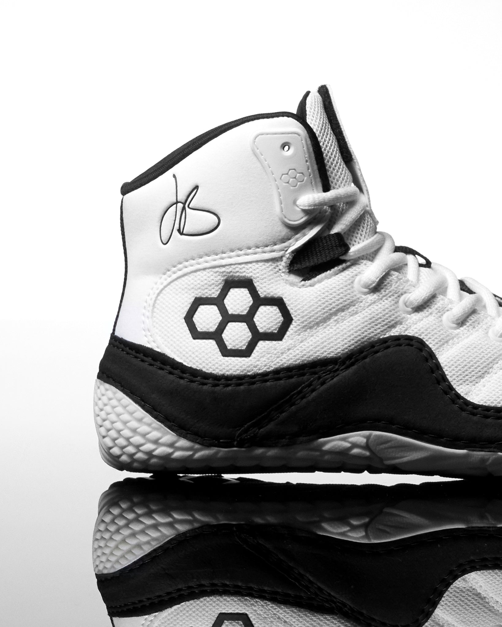 JB1 wrestling shoes secure fit by RUDIS, mid-top wrestling shoe design for ankle support and locked-in stability