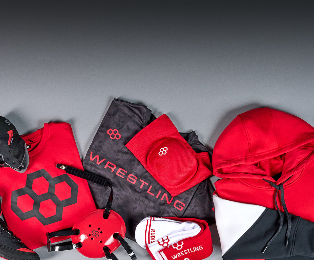 The Rudis The Red Collection | Bold Red Wrestling Gear & Apparel | RUDIS