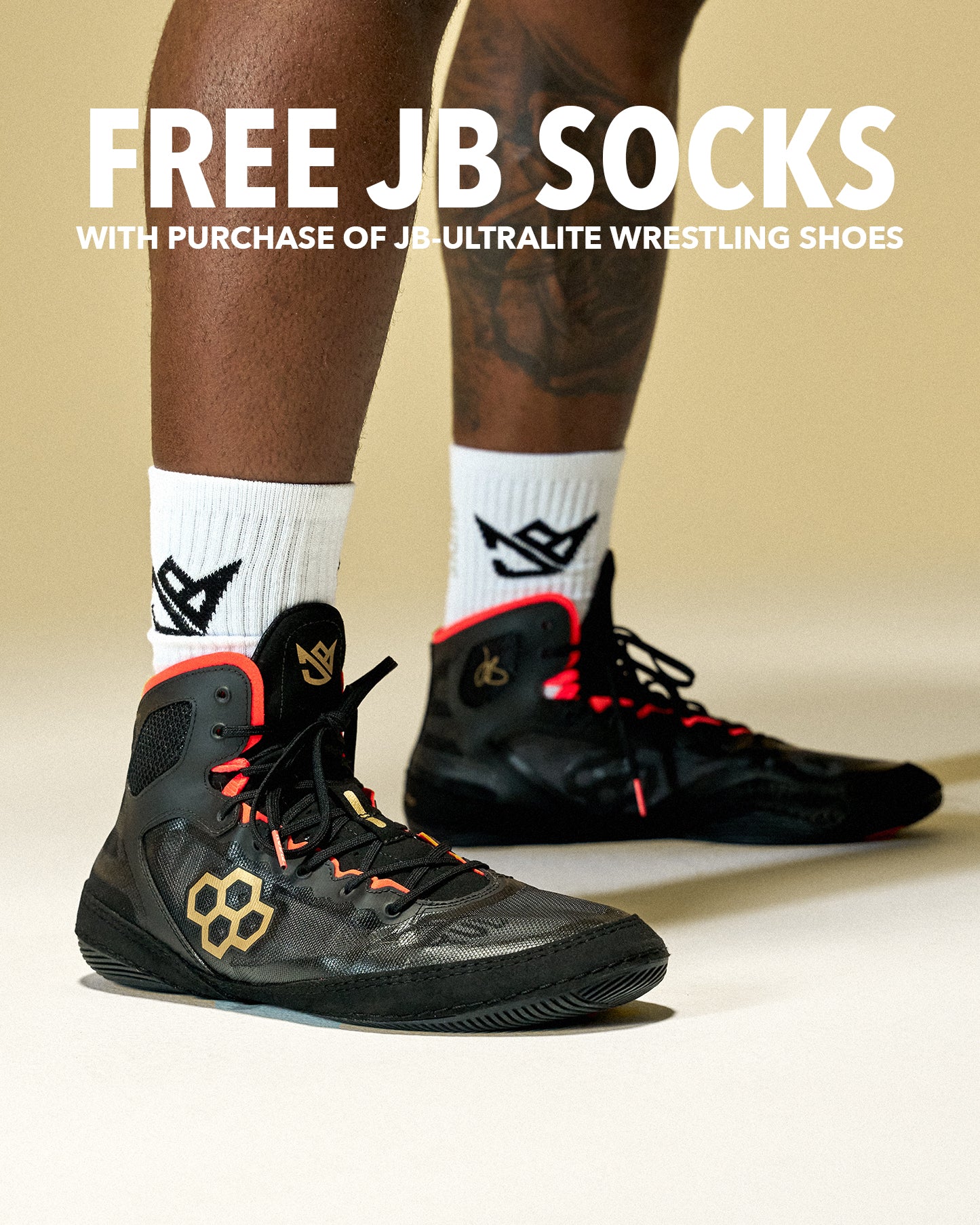 RUDIS JB-UltraLITE Adult Wrestling Shoes - ALLISEEISGOLD
