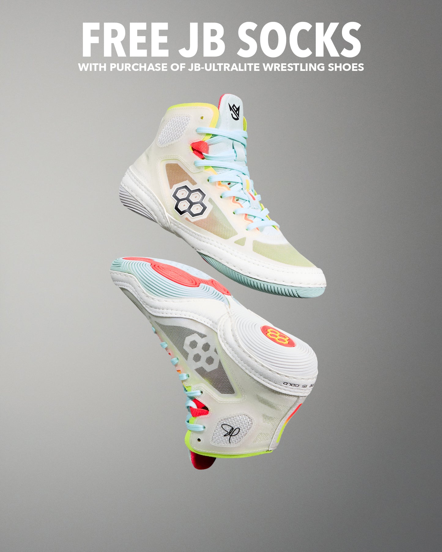 RUDIS JB-UltraLITE Youth Wrestling Shoes - Barely There