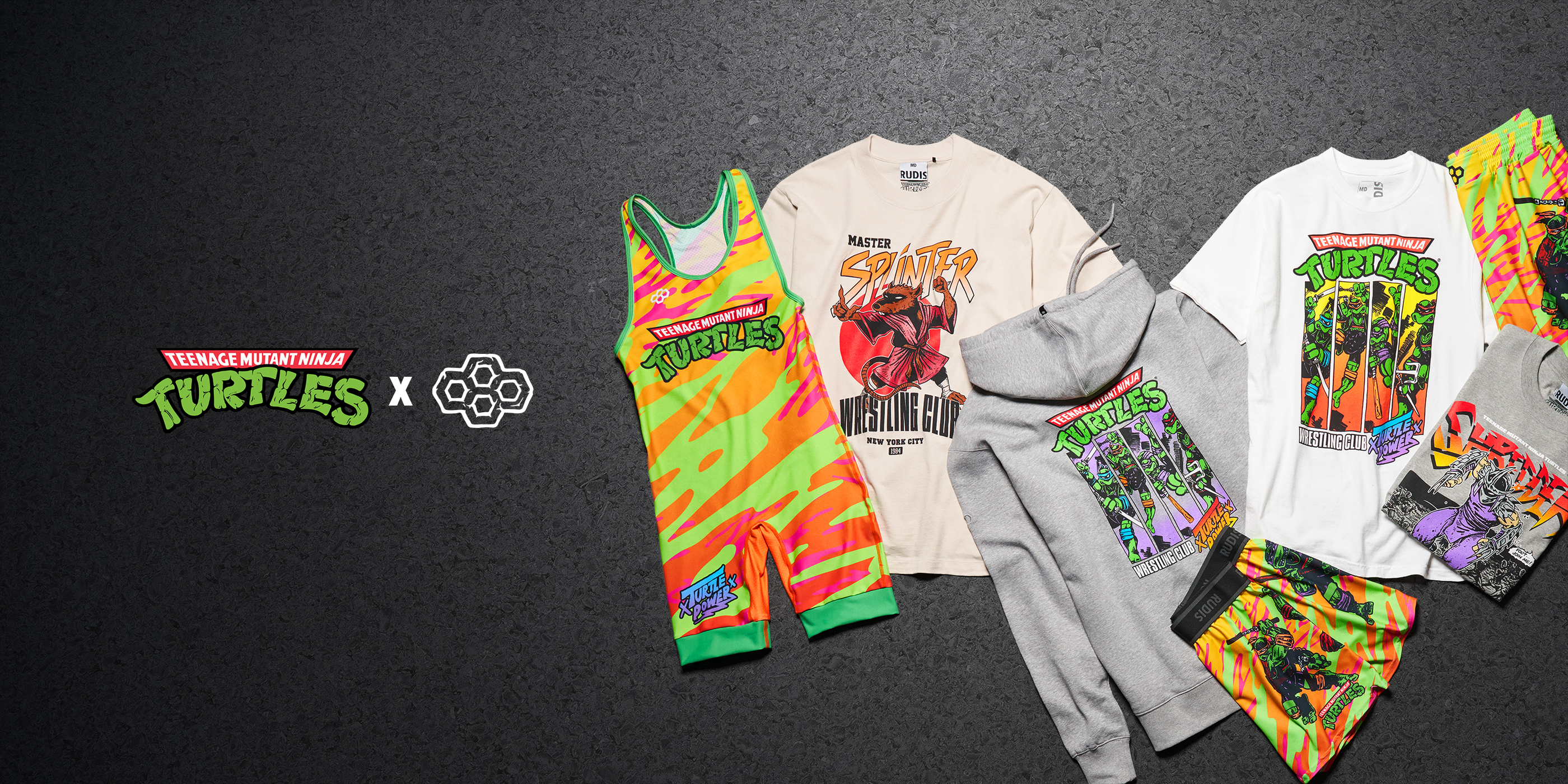 RUDIS Teenage Mutant Ninja Turtles Wrestling Shoes & Apparel 