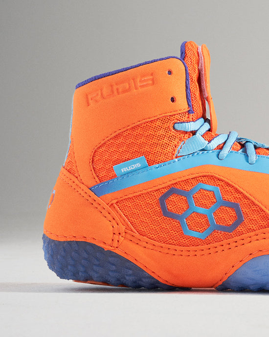 Jordan Burroughs Alpha 2.0 Adult Wrestling Shoes World Wide Orange