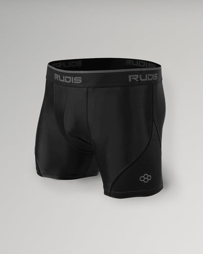 RUDIS Essential Black/Black Youth Boxer Brief