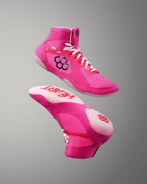 RUDIS Colt 3.0 Youth Wrestling Shoes - Neon Pink | RUDIS
