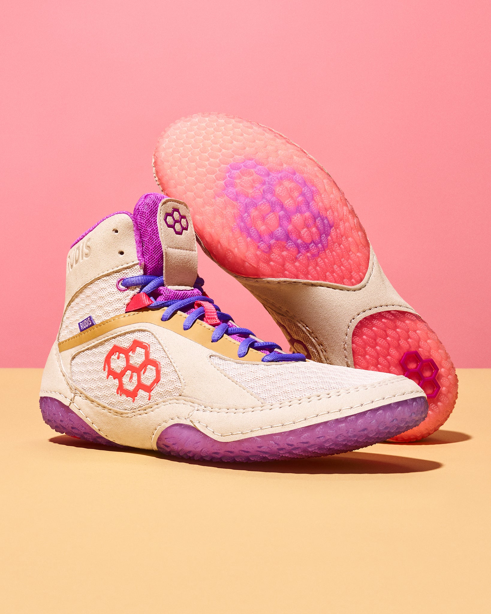 RUDIS Alpha 2.0 Adult Wrestling Shoes - PB&J | RUDIS