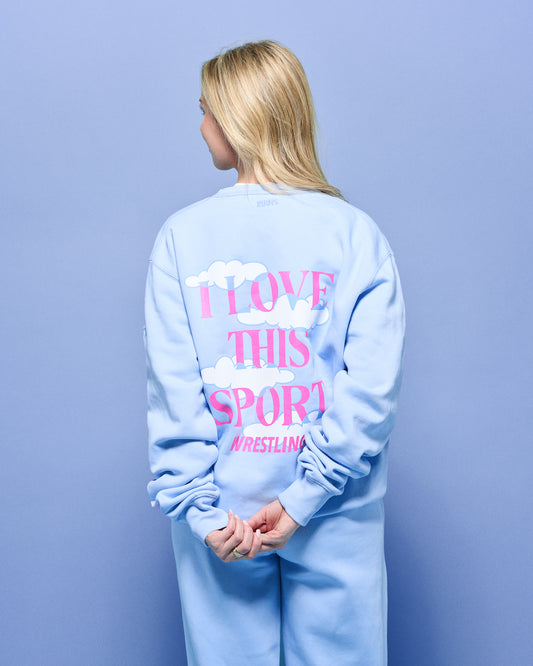 SH I Love This Sport Comfort Fleece Crewneck