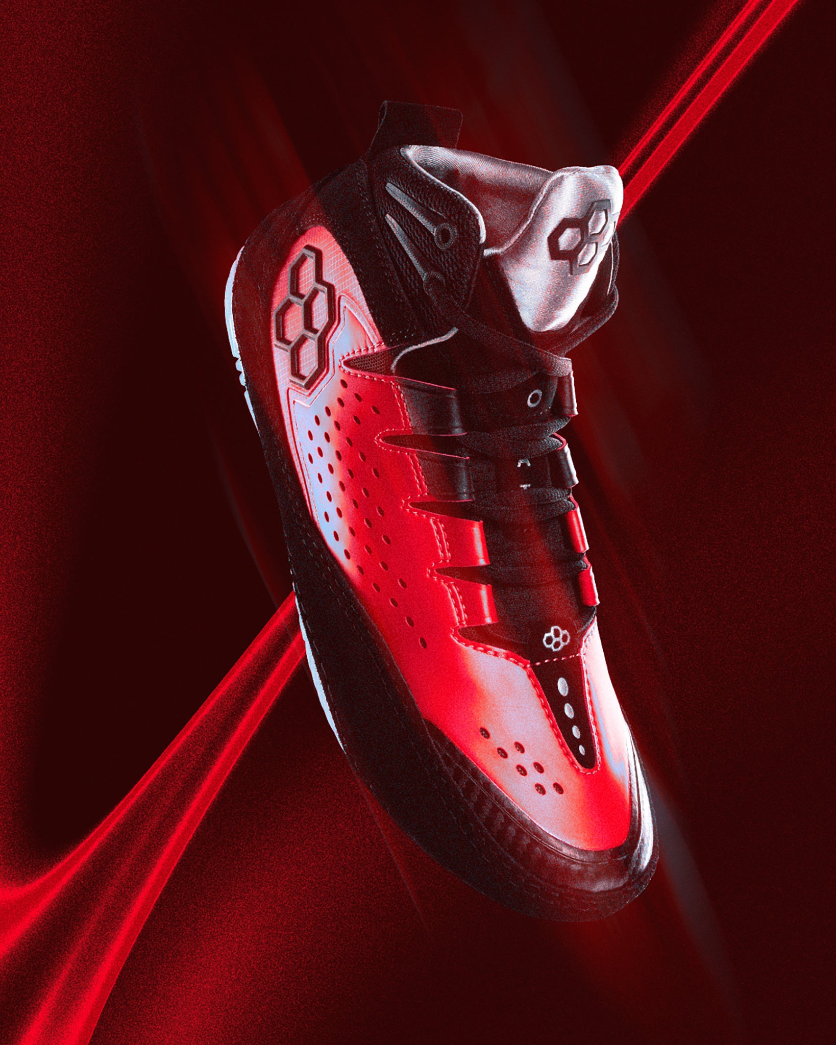 Kolat Red wrestling shoes