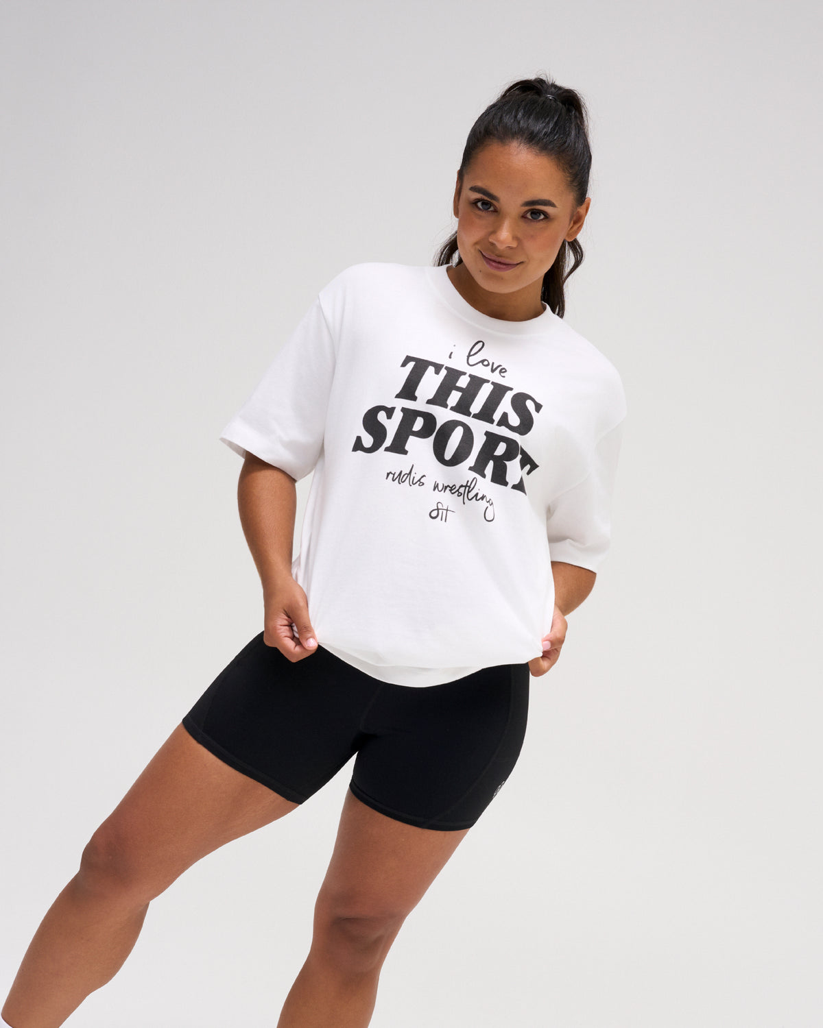 SH I Love This Sport Relaxed Cotton T-Shirt