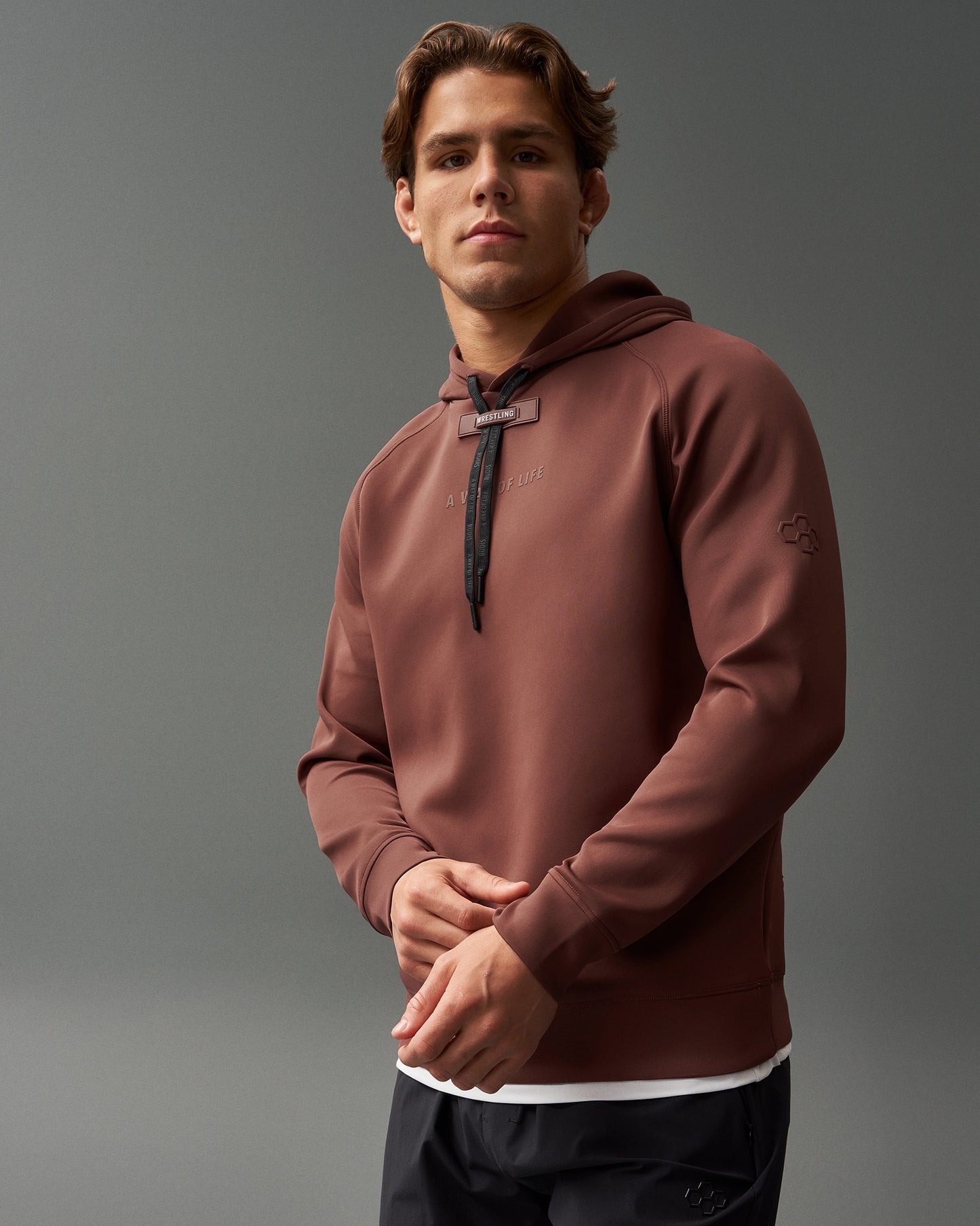 Sweat à capuche RUDIS COOL-FEEL en velours côtelé
