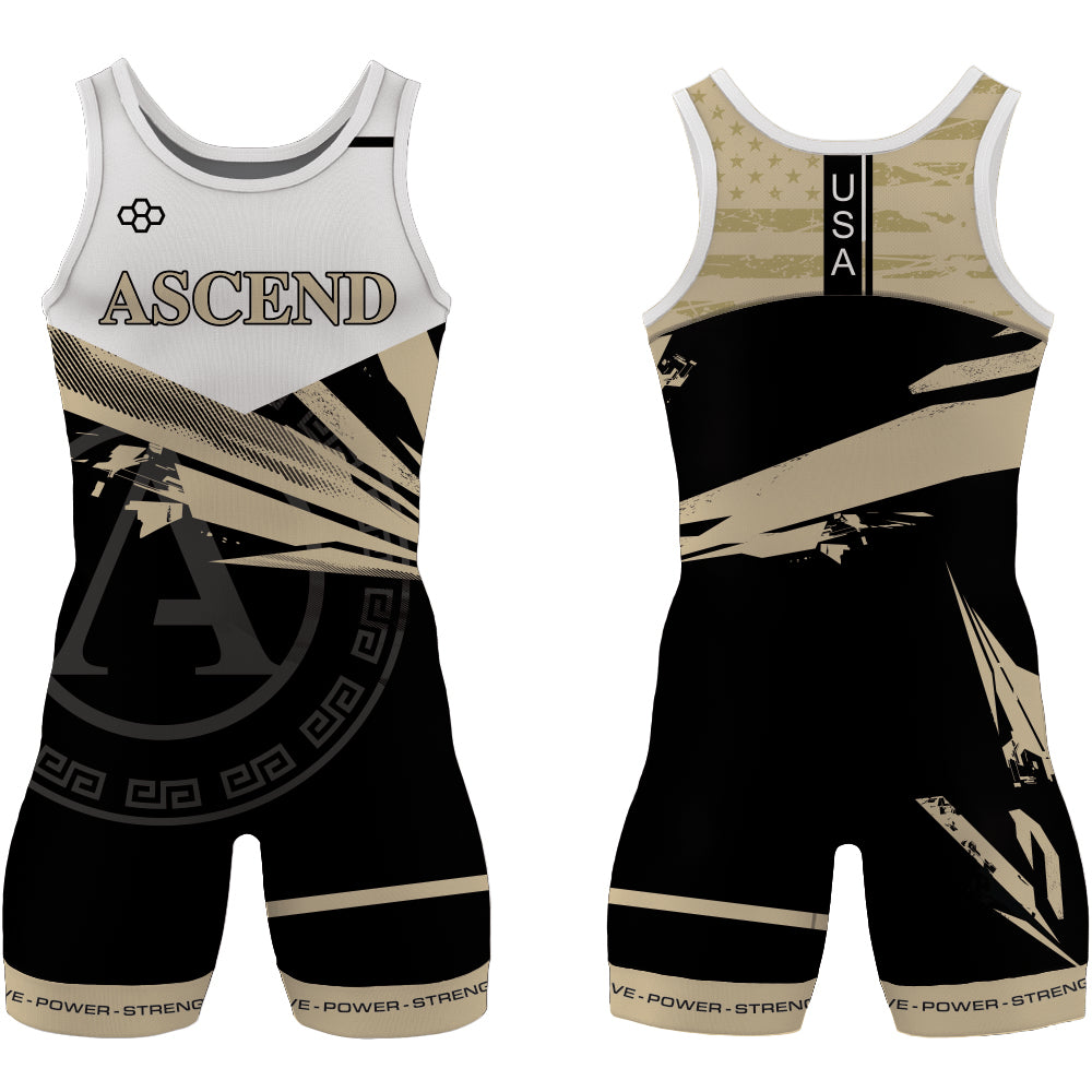 Elite SingletMen'sAscend White RUDIS