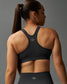 Women's Sports Bra and Biker Short Gift Bundle - Charcoal