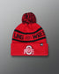 Ohio State Two-Tone Pom Beanie