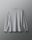 Gray long-sleeve shirt on a gray background