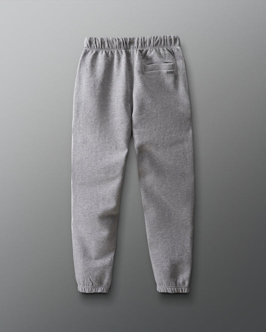 Gray sweatpants on a gray background