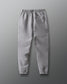 Gray sweatpants on a gray background