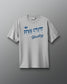 Gray t-shirt with 'Penn State Wrestling' text on a gray background