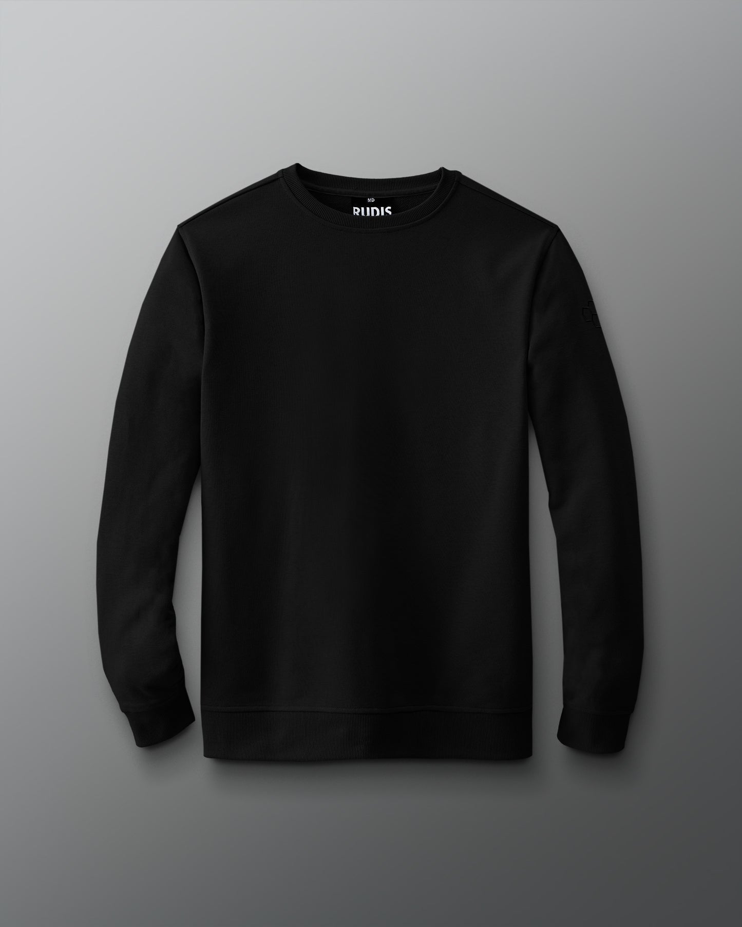 RUDIS Elite Terry Crewneck - Black