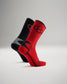 RUDIS Black/Red Knit Essential Socks (2 Pair)