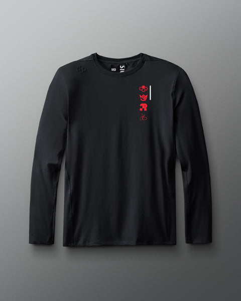 BLACKBLONDのVivid Rescal Long Sleeve T-shirt 全4色 MUSINSA公式 | BLACKBLOND Vivid Rescal Long Sleeve T-shirt (Blue)