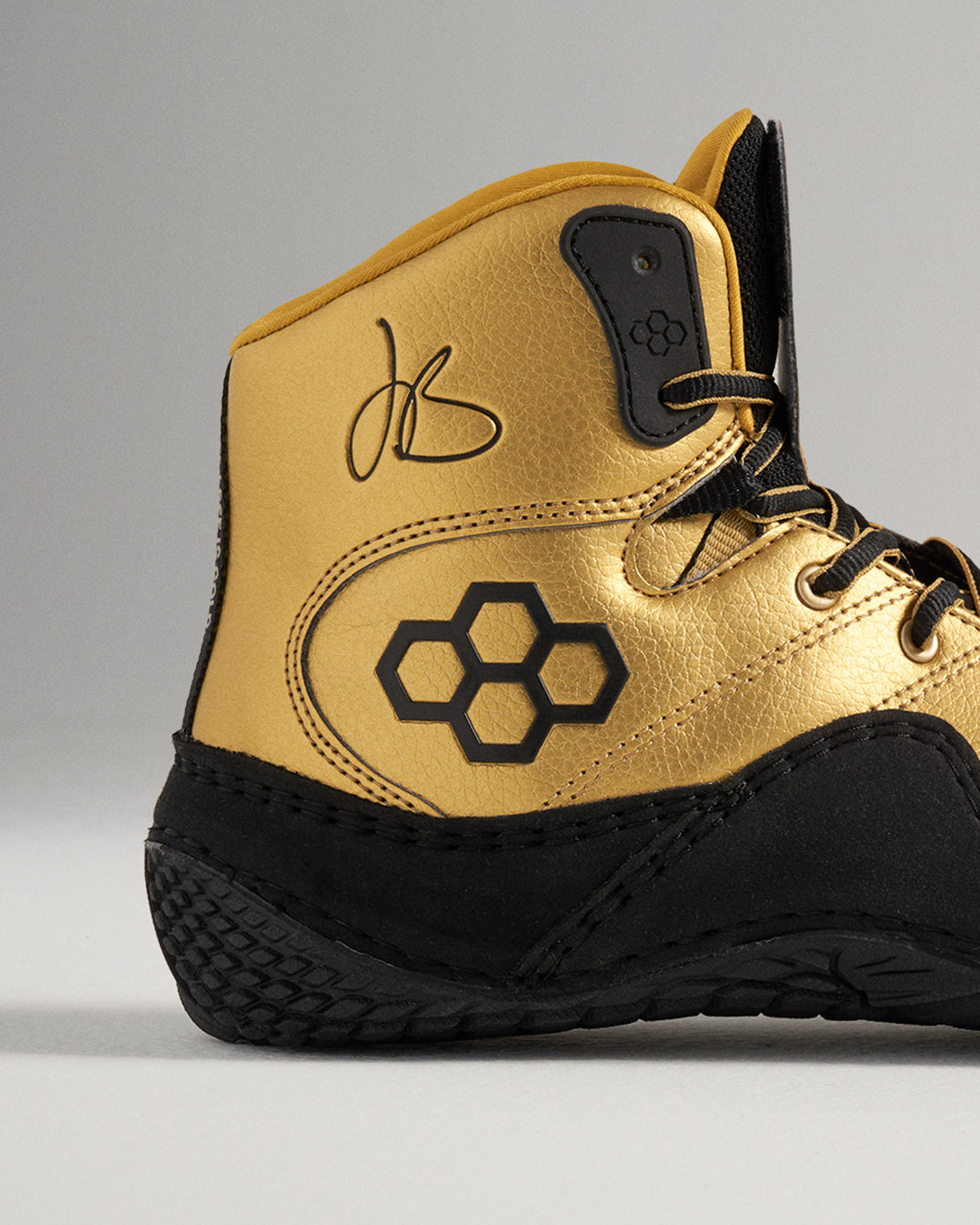 JB1 Adult Wrestling Shoes ALLISEEISGOLD GOLD RUDIS
