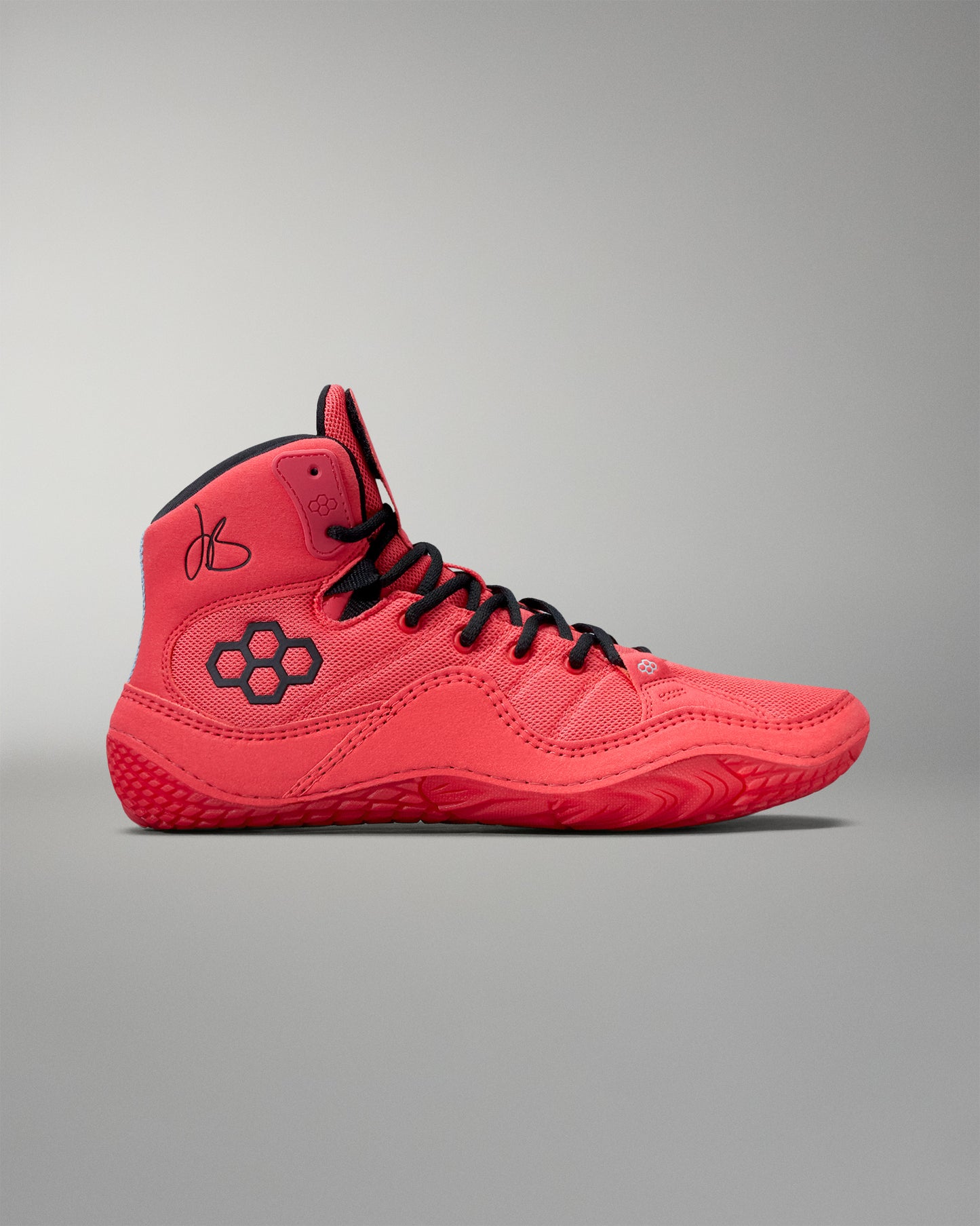 Chaussures de lutte pour adultes JB1 - Rouge feu