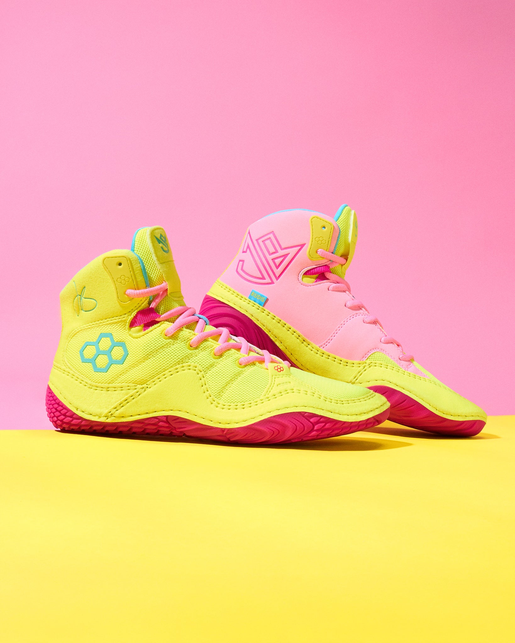JB1 Adult Wrestling Shoes - Pink Lemonade | RUDIS