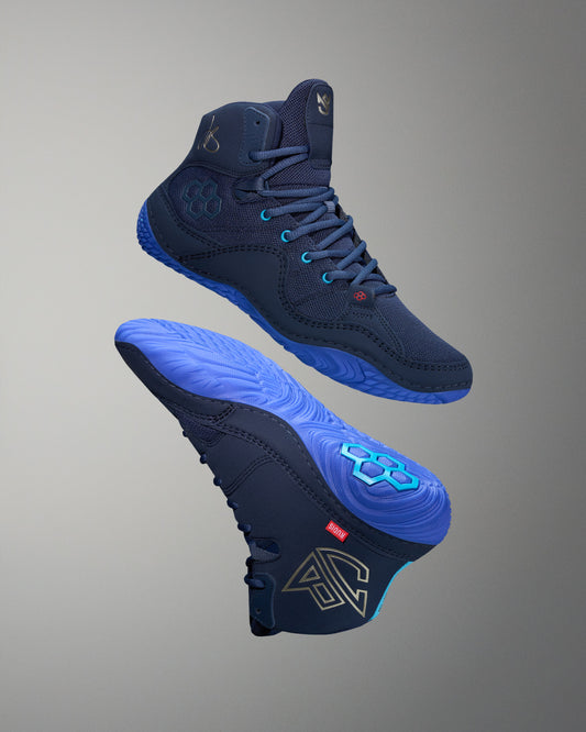 JB1 Adult Wrestling Shoes - Electric Blue