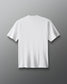 White t-shirt on a gray background