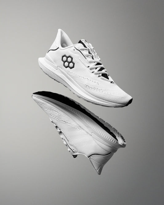 RUDIS Journey Knit Adult Training Shoes - White/Neon