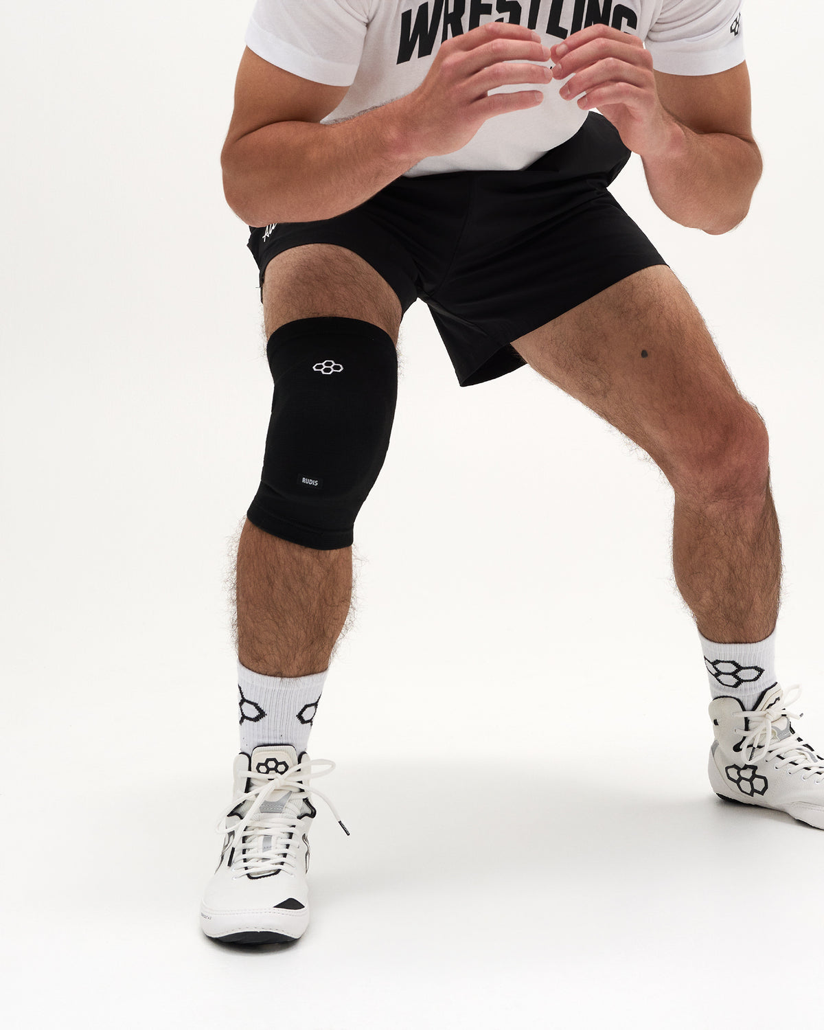 RUDIS Omni-Impact Black Wrestling Knee Pad